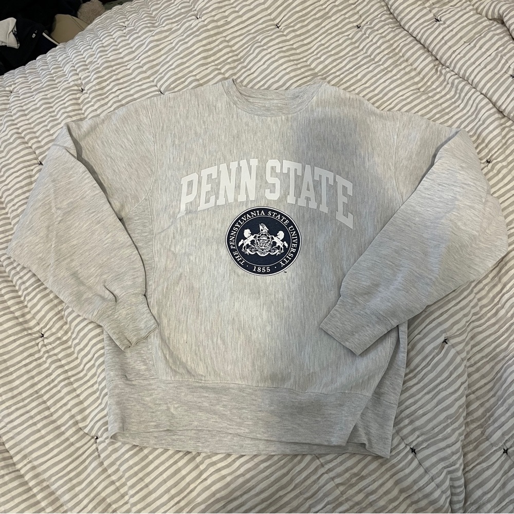 Reverse Weave Penn State Crewneckn- size small